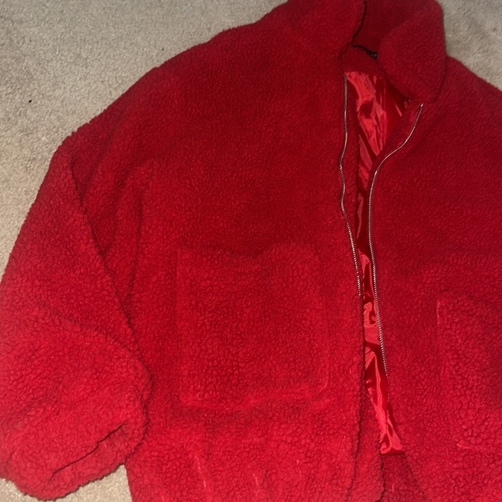 Oversized Teddy Jacket - Picture 2 of 4